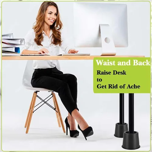 Miniatura 2 de Furniture Risers 4 Inch Bed Risers Heavy Duty for Table Desk Couch Chair Sofa Cabinet Bed Frame Dorm