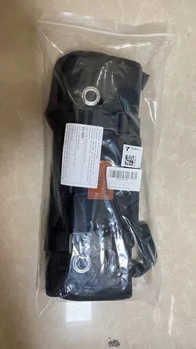 Miniatura 9 de BAQRAXIA Bolsa de herramientas, caja de herramientas pequeña enrollable, organizador de herramientas resistente con 2 bolsas de herramientas Negro