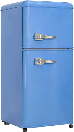 Miniatura 11 de Anukis - Refrigerador compacto de 3.2 pies cúbicos de 2 puertas con congelador para departamento, recámara, oficina, familia, sótano, cochera