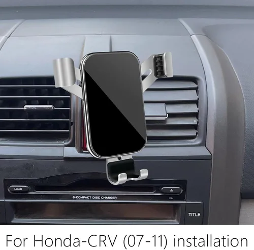 Miniatura 2 de LUNQIN - Soporte para teléfono de coche para Honda CR-V CRV 2007 2008 2009 2010 2011 Auto Interior Accesorios Mejor Teléfono Celular Soporte