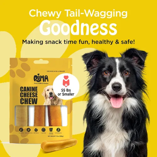 Miniatura 5 de PIMA - Masticables de queso canino, masticables naturales de yak para perros de 65 libras o menos, sin lactosa, de larga duración con proteínas