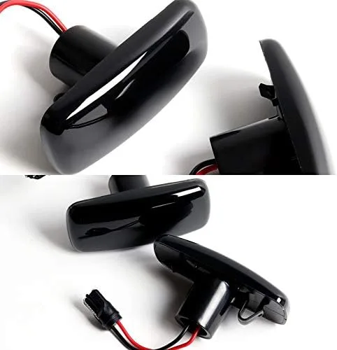 Miniatura 5 de Luz LED ámbar de lente ahumada de posición delantera y lateral delantera, compatible con Dodge Charger 2005-2006, Dodge Avenger, Dodge Caliber