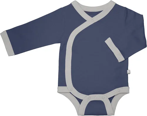 Miniatura 31 de Babysoy Kimono de algodón orgánico de manga larga Onesie Bodysuit
