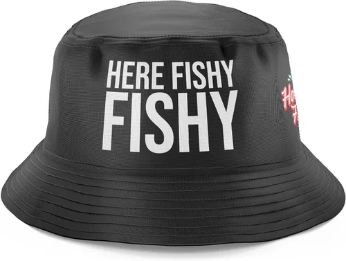 Miniatura 7 de Regalos de pesca para hombres, WTF Wheres The Fish, divertido sombrero de pesca, sombrero de pescador, sombrero de sol para pesca Wtf - Verde
