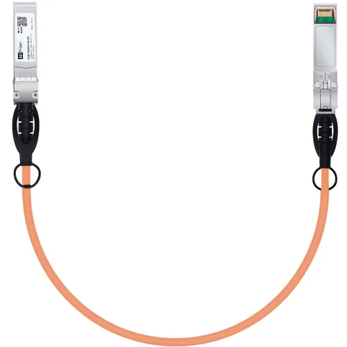Miniatura 32 de H!Fiber SFP+ Cable 10G SFP+ DAC, 0.8 ft (0.82 pies), cable Twinax de cobre de conexión directa pasiva para Cisco SFP-H10GB-CU0.25M, Ubiquiti UniFi