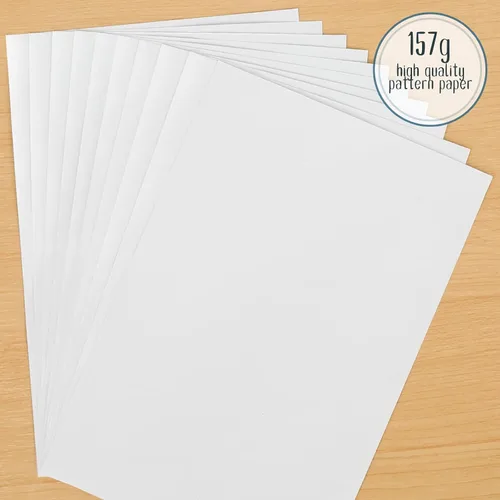 Miniatura 5 de Whaline 60 piezas de papel con patrón de Feliz Navidad HOHOHO, papel especial para árbol de Navidad, copo de nieve, papel decorativo