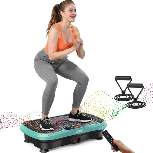Miniatura 22 de AXV Vibration Plate Fitness Platform Exercise Machine Vibrating Shaking Full Body Shaker Workout Vibrate Stand Shake Board Sport for Weight Loss Fat