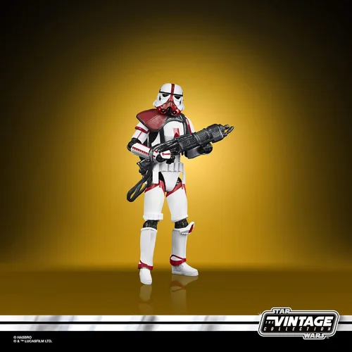 Miniatura 2 de Star Wars Hasbro The Vintage Collection Incinerator Trooper, figura de acción The Mandalorian de 3.7 in de alto, juguete para niños a partir de 4