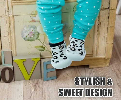 Miniatura 5 de Baby Shoes Boys Girls First Walking Shoes Non Slip Soft Sole Sneakers Toddler Infant Babygirl Sock Shoes