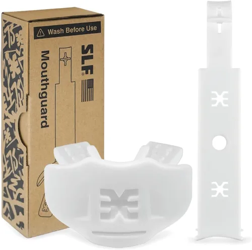 Miniatura 9 de SLEEFS Protector bucal de fútbol suave 2.0 – Protector bucal juvenil con correa (extraíble) – Protector de labios y dientes – Sin hervir