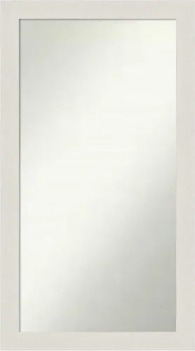 Miniatura 480 de Amanti Art Espejo de baño blanco para sobre el fregadero, 24 x 24 pulgadas, hecho a medida, espejo de tocador cuadrado blanco estrecho, marco