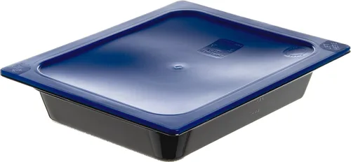 Miniatura 9 de Carlisle FoodService Products StorPlus Tapa inteligente, cubierta para bandejas de comida de tamaño medio, 12.75 x 10.375 pulgadas, 1 unidad, azul