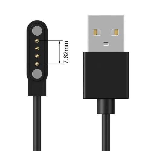 Miniatura 3 de Meliya Cable de carga magnético de repuesto para auriculares de conducción ósea, cable de carga USB para interfaz de 4 pines Auriculares