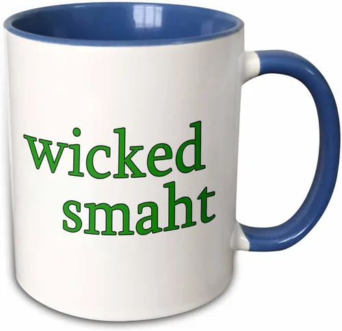 Miniatura 12 de 3dRose EvaDane - Citas divertidas - Wicked Smaht. Green. - Tazas (mug_193286_4)