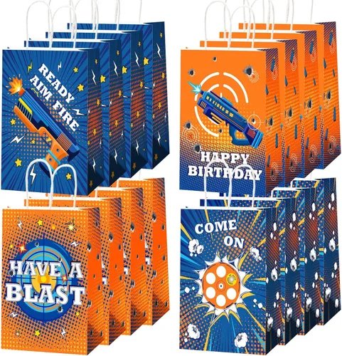 Miniatura 13 de gisgfim 12 bolsas de arte de pintura prémium con temática artística de cumpleaños, bolsas de golosinas, suministros de regalo, bolsas de regalo