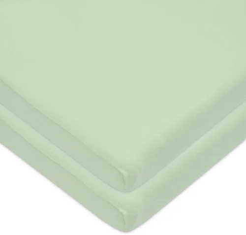 Miniatura 30 de American Baby Company Sábana bajera ajustable para cuna/moisés 100% algodón natural de 36" x 18" - Sábana suave, transpirable e hipoalergénica, Crema