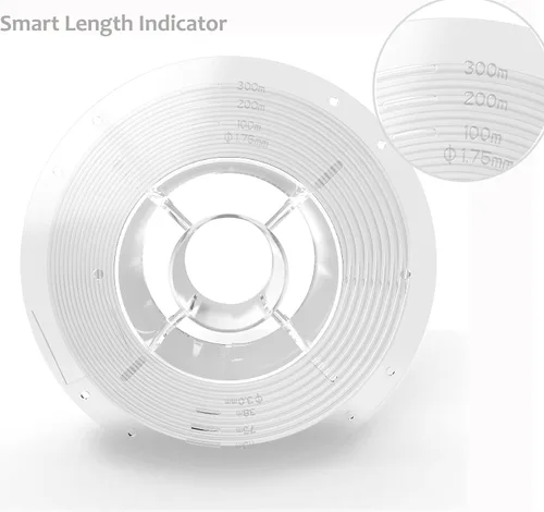 Miniatura 6 de SainSmart PRO-3 - Filamento de impresora 3D de PETG (tereftalato de polietileno) de primera calidad de 0.069'', negro y transparente y rosa intenso