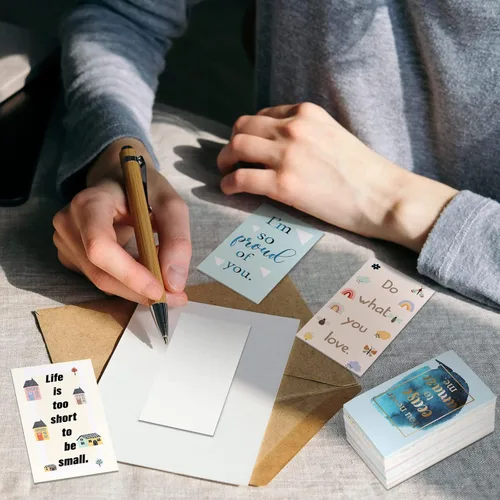 Miniatura 4 de Jinei 300 tarjetas inspiradoras de afirmación a granel, tarjetas de regalo motivacionales positivas diarias pequeñas, pequeñas citas de aliento
