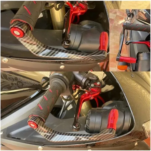 Miniatura 6 de Motorbike Handlebar Handguard Shield for FZ8 FZ 8 for FAZER FZ8R FZ8S 2010 2011 2012 2013 2014-2018 Motorcycle Handlebar Grips Guard Brake Clutch