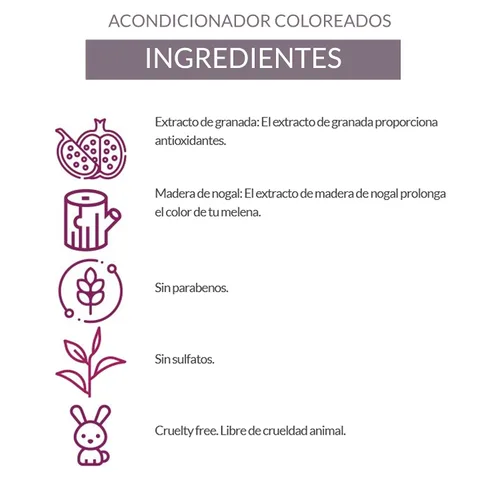 Miniatura 4 de ALEA - Acondicionador de cabello de color - Acondicionador para cabello de color - 16.9 fl oz - con extracto de granada y madera de nogal - Prolonga