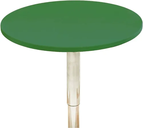 JISEN Mantel redondo de cóctel de elastano ajustado y elástico de 24 pulgadas A-Verde Jade A-jade verde