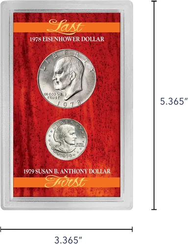 Miniatura 6 de American Coin Treasures Último dólar de Eisenhower y primer dólar de Susan B. Anthony