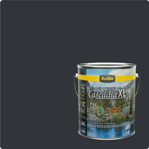 Miniatura 157 de Rodda Paint CASCADIA XL Pintura e imprimación de satén exterior en uno, cuarto de galón, bikini lavanda