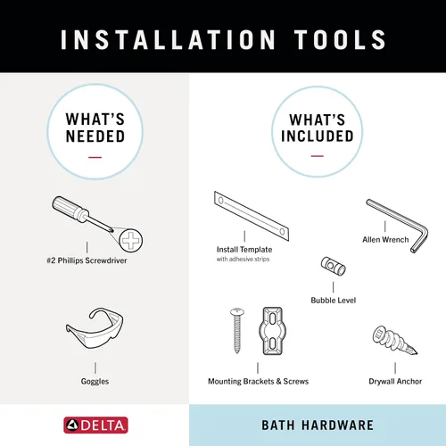 Miniatura 7 de DELTA FAUCET Rubber Limited 76418-SS Ashlyn - Toallero de pared de 18 pulgadas, accesorios de baño en acero inoxidable Acero inoxidable brillante