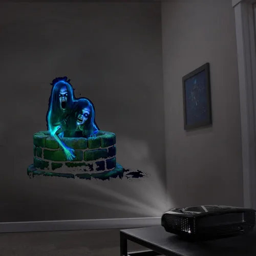Miniatura 6 de AtmosFX® Spooky Halloween Hollusion Vol 1 Decoración digital en USB Incluye 8 efectos de video Atmosfx para Hallloween