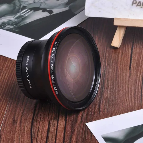 Miniatura 7 de Lente gran angular HD profesional de 2.047 in 0.43x con porción macro para cámaras DSLR Nikon D7100 D7000 D5500 D5300 D5200 D5100 D3300 D3200 D3100