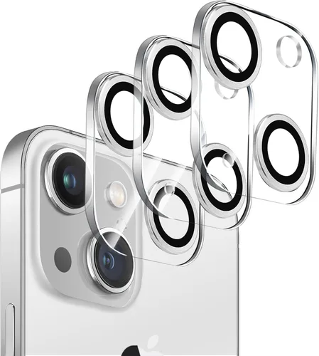 Miniatura 18 de Pack de 3 protectores de lente de cámara de vidrio templado Dengduoduo para iPhone 13 Pro de 6.1" y iPhone 13 Pro Max de 6.7", brillo de diamantes