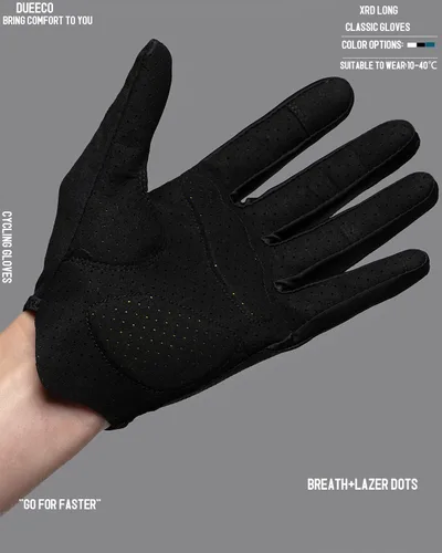 Miniatura 3 de Guantes de ciclismo Guantes de ciclismo para hombres y mujeres con acolchado de palma XRD de 0.118 pulgadas, pantalla táctil compatible