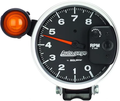 Miniatura 2 de Auto Meter 233905 Monster Autogage Tacómetro con luz indicadora de cambio.