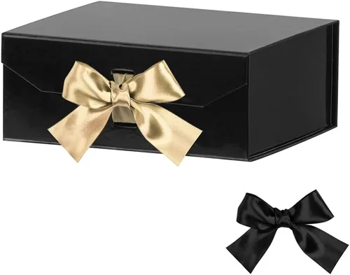 Miniatura 21 de GoooodGift Caja de regalo grande blanca de 13 x 11 x 5.3 pulgadas, caja de regalo con tapa cierre magnético, Navidad, cajas de regalo plegables