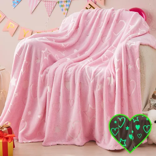 Miniatura 16 de inhand Juguetes de unicornio azul que brillan en la oscuridad para manta, regalos de unicornio para niñas de 1, 2, 3, 4, 5, 6, 7, 8, 9, 10, 11, 12