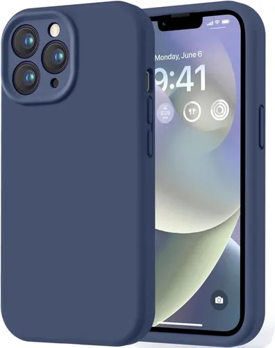 Miniatura 362 de LOVE 3000 Compatible con Funda para iPhone 15, [Cámara de Cobertura Completa de Silicona Suave] [Protección contra Caídas de 8 pies], Forro de Negro