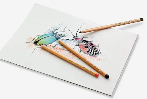 Miniatura 3 de Faber-Castell Lápiz Pitt, Pastel, Dark Nápoles ocre 184, Single