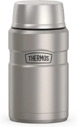 Miniatura 12 de THERMOS Stainless King Vacuum-Insulated Food Jar with Spoon, 16 Ounce, Matte Army Green