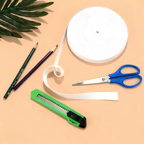 Miniatura 6 de Banda elástica de costura, 3/4 pulgadas de ancho, banda elástica de punto de alta elasticidad para coser cinturas, pantalones, ropa y manualidades