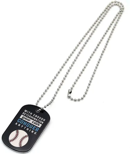 Miniatura 7 de Inkstone Collares de béisbol con etiqueta de perro Motivacional Be The Game Changer Paquete de 12 Regalo alentador para estudiantes, equipos