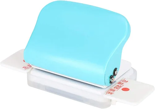 Perforadora de 6 agujeros, perforadora de papel de hojas sueltas para cuaderno A4/A5/B5, álbum de recortes, perforador de papel circular de metal de