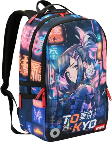 Miniatura 18 de Mochila de viaje para portátil, mochila de grafiti para el trabajo, mochila de diseñador para portátil de 15.6 pulgadas, bolsa resistente al agua