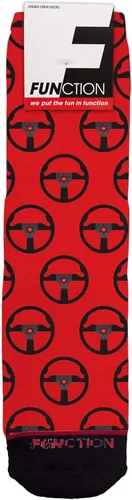 Miniatura 4 de Función patrón de volante de auto de carreras, calcetines rojos para hombre y mujer, Monte Carlo, cuero Racecar Drift Driver Jdm Classic Euro KDM