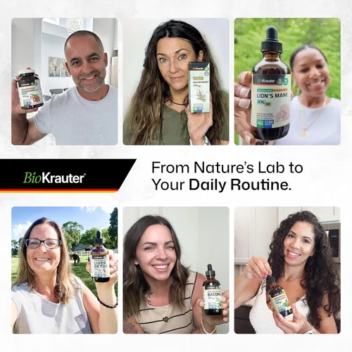 Miniatura 6 de BIO KRAUTER® Ácido hialurónico con vitamina C para apoyo a la hidratación de la piel – Suplementos de ácido hialurónico vegano de 250 mg de fuerza