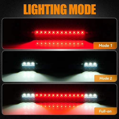 Miniatura 2 de Tercera tercera luz de freno LED para Chevy/GMC C1500 C2500 K1500 K2500 K2500 Silverado Blazer 1988-1999, luces de freno traseras de montaje alto