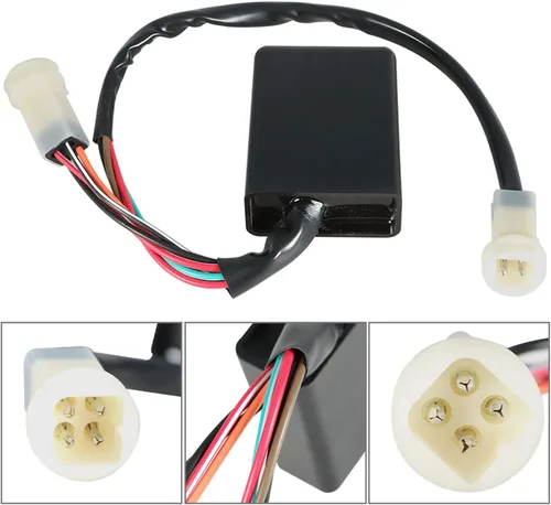 Miniatura 3 de Módulo CDI negro de repuesto para Box YTM 225 Tri-Moto YFM 200 Moto-4 1983-1989 y 29U-85540-21-00