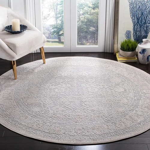 Miniatura 19 de SAFAVIEH Alfombra de área de 8 x 10 pies - Colección Reflection - Grande - Beige y crema, no desprende pelusa y es fácil de limpiar, ideal para sala