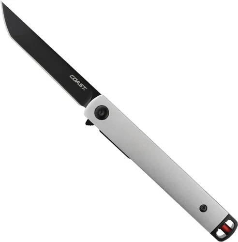 Miniatura 8 de Coast Founder's Collection SELECT Cuchillo plegable de bolsillo para llevar todos los días del caballero, hoja Tanto
