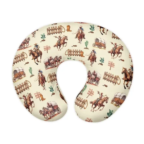Miniatura 11 de Funda de almohada de lactancia de alpaca arcoíris para alimentación con biberón, funda de almohada de lactancia transpirable extraíble para bebé