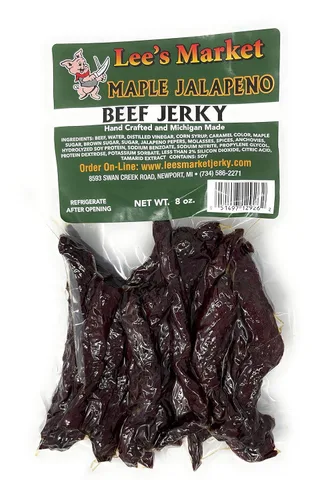 Miniatura 22 de Lee's Market Carne seca de rábano picante - Suave y tierna - Bocadillo saludable bajo en carbohidratos y sin gluten - Apto para paleo y keto